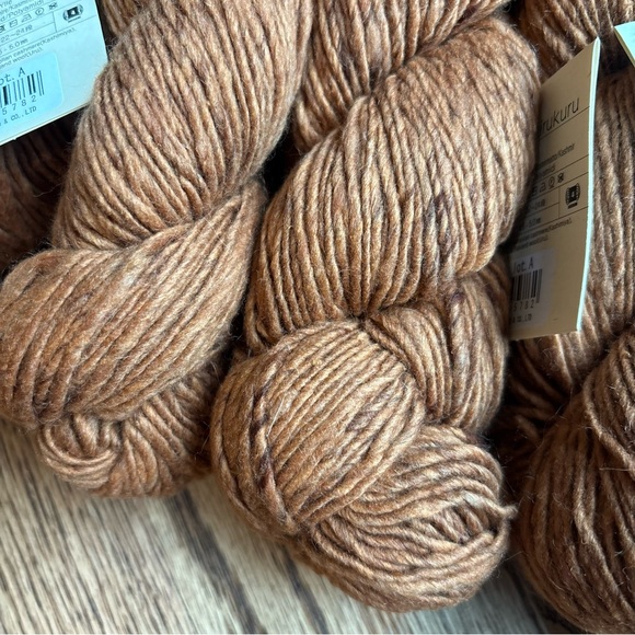 Noro Yarn KASHIRUKURU Lot of 10 Cashmere & Silk Knitting #95 Brown Wool Caramel